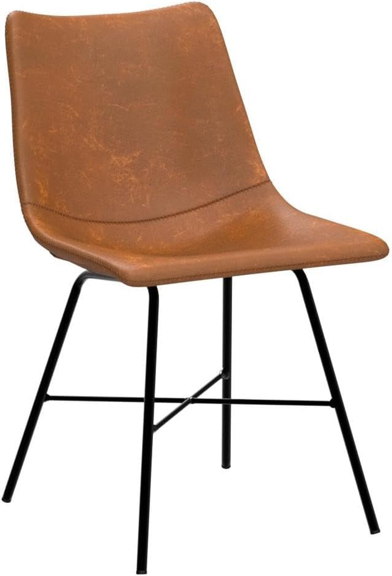 Counter Stool 24 Inches - Counter Height Bar Stools Set of 2 - Sturdy Kitchen Stools with Backs - Comfortable Bar Chair - Modern Countertop-High Chairs, Kitchen Island Barstools – Brown
